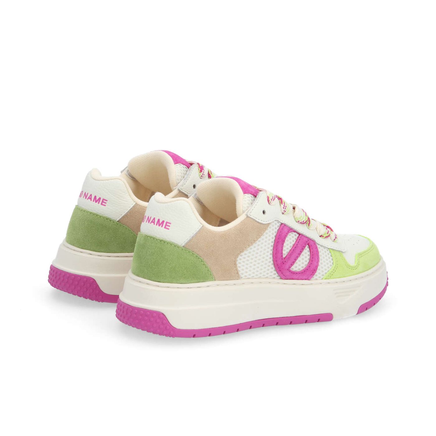 ALISON SNEAKER W - SUEDE/MESH/SUED - GREEN/OFF WHITE/PINK